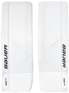 BAUER Защитная экипировка для вратаря M5 PRO, взрослые щитки, ловушка, наголенники, размер M, белый
