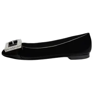 Туфли-балетки Miss Buckle женские Giuseppe Zanotti, Black