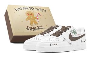 Кроссовки Nike Court Vision 1 Low Top Зеленые Коричневые