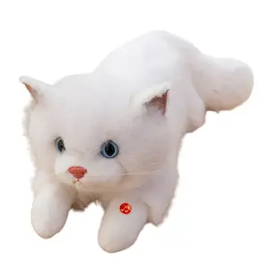 Плюшевая кукла Cartoon Ragdoll Cat высотой 45см/55см Mr. Toy, белый