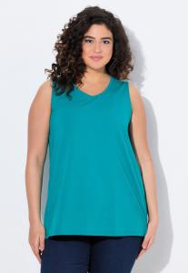 Топ ÄRMELLOS Ulla Popken, цвет Petrol