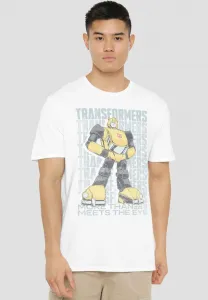 Футболка с принтом бамблби из серии «трансформеры: поколения автоботов: больше, чем кажется на первый взгляд». Hasbro, White