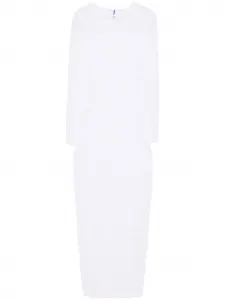 Платье миди из кружева Chantilly Maison Close, белый