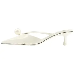 Jimmy Choo Закрытые тапочки 5см Women's White