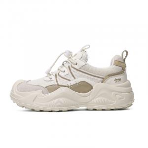 JEEP SPIRIT Женские кроссовки для походов, спорта и активного отдыха, износостойкие, дышащие, легкие, с низким верхом, бежево-абрикосово-серые