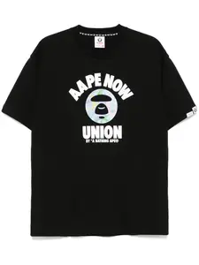 Футболка Moonface с логотипом AAPE BY *A BATHING APE, черный