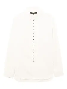 Рубашка с заклепками Black Comme Des Garçons, белый