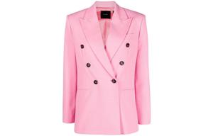 Двубортный блейзер PINKO, розовый