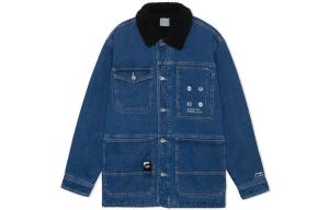 Скейтборд джинсовая куртка мужская синяя Lining, синий