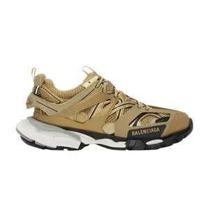 Кроссовки Balenciaga Track Trainer Metallic Gold, золотой