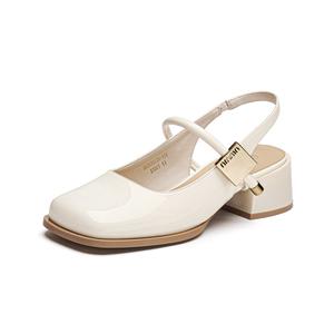 Сандалии с одним ремешком 5 см женские GEMEIQ, Beige