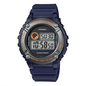 Часы CASIO Multifunction Sports Watch 50 waterproof LED Blue Digital, синий
