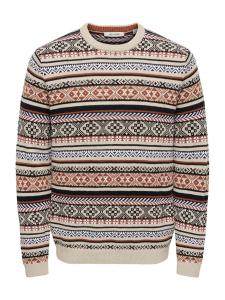 Свитер Only & Sons ONSJERRY, серебристо-серый