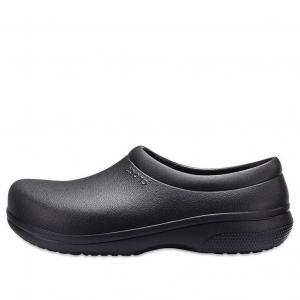 Кроссовки Crocs On The Clock Work Slip On 'Black'