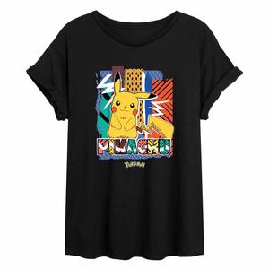 Детская струящаяся футболка Pokémon Pikachu Licensed Character