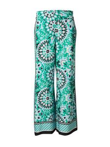 Широкие брюки COMMA, Emerald