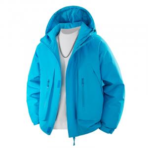 Пуховик Unisex Hooded Thickened Parka VanCamel, glacier синий
