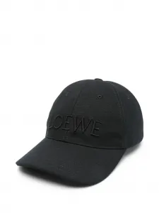 Хлопковая кепка LOEWE, черный
