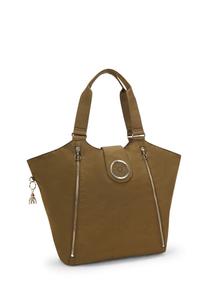 Большая сумка RECICELY Kipling, оливково-зеленый