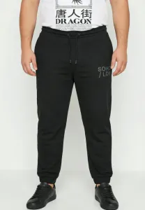 Спортивные брюки с эластичным поясом Men Plus, Black