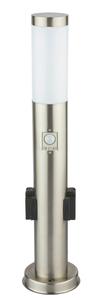 Наружная лампа Globo, 13,1x60 см, цвета нержавеющей стали