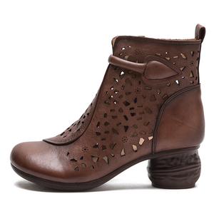 Ботильоны женские Yao Qia, бежевый