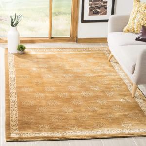 Ковер SAFAVIEH, 244 x 305 см, Tibetan Collection, ассорти цветов, ручная вязка, современный шелк и шерсть, идеально для помещений с высокой проходимостью в гостиной, спальне (TB335A)