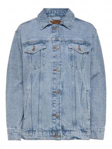 ONLY Куртка для межсезонья 'ONLJagger' в синем дениме