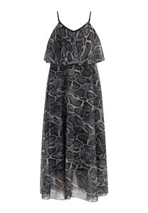 Платье faina Maxi Mit Schlangenprint, черный