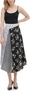 Женская асимметричная юбка миди Calvin Klein, Multi Combo