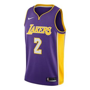 Майка Nike NBA Los Angeles Lakers ( SW ) 17-18 Season Lonzo Ball limited Jersey Purple, фиолетовый