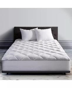 CIRCLESHOME Двойной флисовый наматрасник из микрофибры, белый - Queen Circles Home, белый