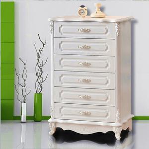 Mikemijia Комод для спальни из массива дерева, 5 ящиков, белый, сборка требуется