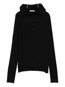 Толстовка с капюшоном на пуговицах Pt Torino, черный