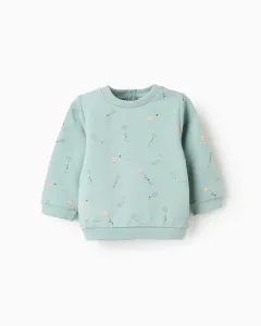 Детская свитшот на вешалке с узором Zippy, бирюзовый