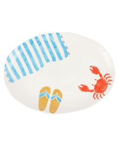 Овальное блюдо "Ривьера" среднего размера VIETRI, мультколор