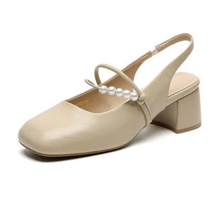 Туфли на высоком каблуке для женщин HUANAI, Apricot