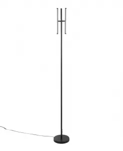 Металлический поворотный торшер в форме сосульки, 165 см Lumisource, черный