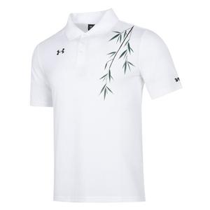 Быстросохнущая поло, короткий рукав, унисекс Under Armour, белый