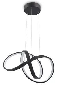 Подвесной светильник Paco Home Deon, черный / белый