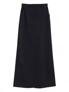 Юбка макси с разрезом The Row, синий