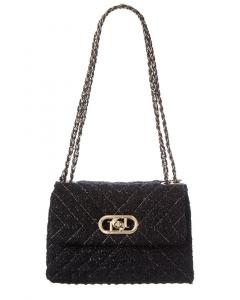 Сумка через плечо Dune London Regent из кожи, черный