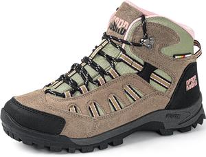 @ R CORD Женские походные ботинки, водонепроницаемые, легкие, походные ботинки, поддержка голеностопа, треккинговая обувь, для походов с рюкзаком, дышащие, противоскользящие, походные ботинки для улицы, Pink Line