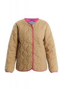 Стеганая куртка DreiMaster, серо коричневый