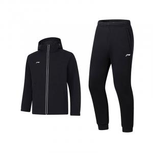 Li Ning Casual Sportswear Men's Li-Ning, черный top+черный pants