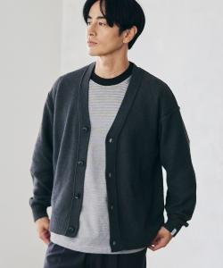 Вязаный кардиган, похожий на хлопковый Coen, цвет Dk.Gray