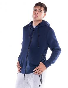 LEONE 1947 APPAREL Мужская толстовка с капюшоном на молнии Leone Soft Basic