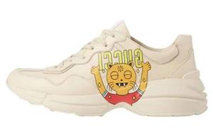 Кроссовки GUCCI Rhyton Cat Print Beige Multi