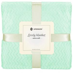 ABAKUHAUS Рождественский алфавит Мягкое фланелевое флисовое одеяло, очень реалистичное изображение буквы Z в виде еловых ветвей, 175 x 230 см, жемчужно-оливковый цвет Springos, зеленый