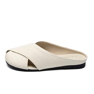 Мюли женские с закрытым носком женские Zhr, бежевый